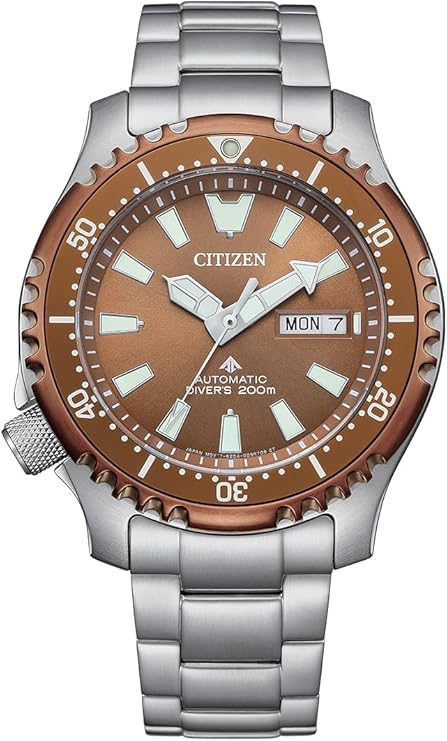 Ceas Barbati, Citizen, Promaster Mechanical Diver NY0164-65XE, Set cu Bratara suplimentara