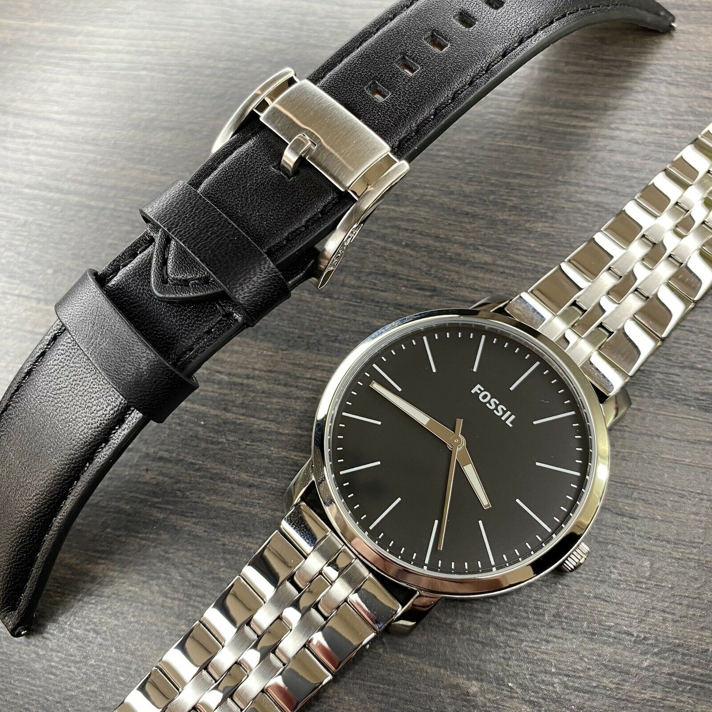 Ceas Barbati, Fossil, Luther BQ2466SET, Set cu Bratara suplimentara - 1 | YEO