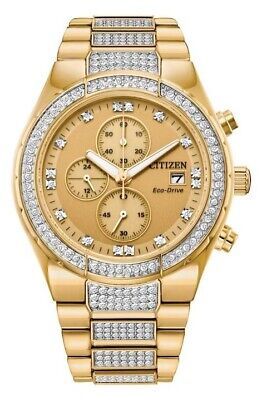 Ceas Barbati, Citizen, Crystal CA0752-66P, Set cu Bratara
