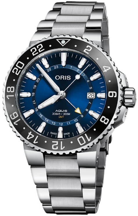 Ceas Barbati, ORIS AQUIS GMT DATE 01 798 7754 4135-07 8 24 05PEB