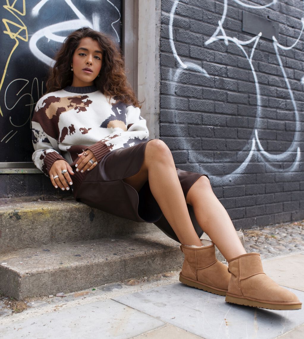 Ghete Dama, UGG, Classic Mini II 1016222-CHE - 1 | YEO