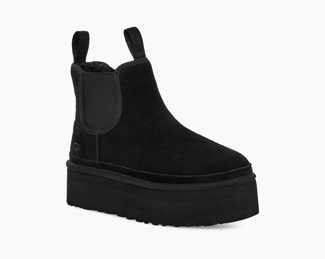 Ghete Dama, UGG, Neumel Platform Chelsea 1134526-BLK