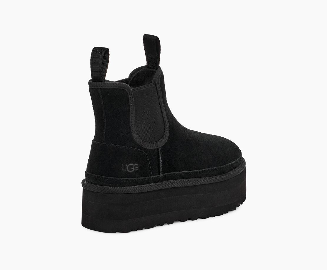 Ghete Dama, UGG, Neumel Platform Chelsea 1134526-BLK