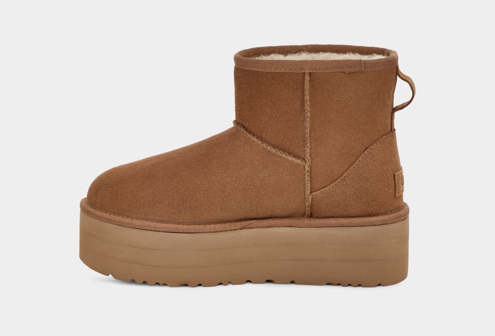 Ghete Dama, UGG, Classic Mini Platform 1134991-CHE