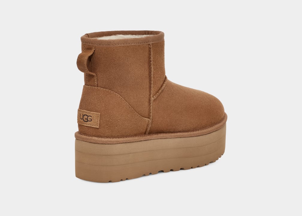 Ghete Dama, UGG, Classic Mini Platform 1134991-CHE