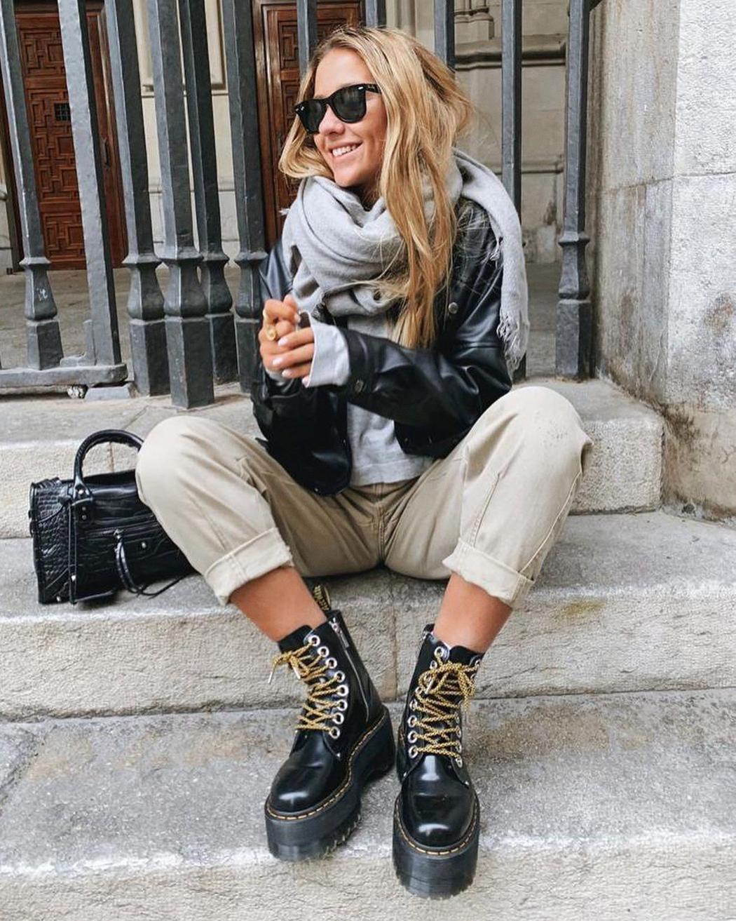 Bocanci Dama, Dr. Martens, Jadon 25566001 - 1 | YEO