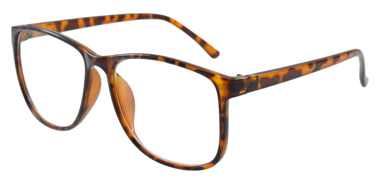 Ochelari cu lentile transparente Wayfarer Justin model Leopard